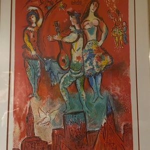 Chagall Signed and Numbered Litho The Opera Carmen